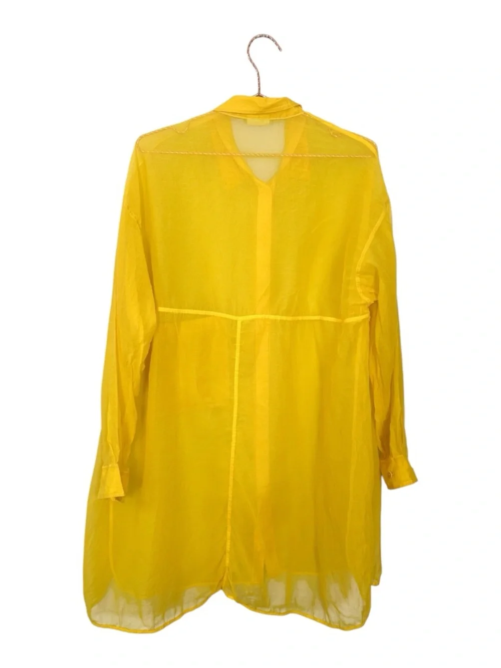 Annette Goertz Oversized Sheer Button-Up Shirt - Picture 2 of 11